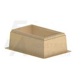 FB6B beige fibreglass pillar base